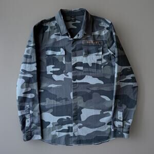 Oakley Icon Cargo Shirt Large Multicolor Camouflage Utility Streetwear New York